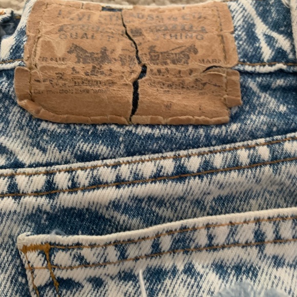 80s VINTAGE LEVIS orange tabs acid wash - Picture 4 of 6
